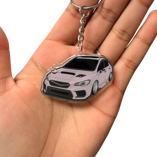 WRX Keychain (Light Pink)