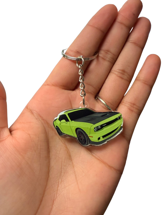 Dodge Challenger Acrylic Keychain